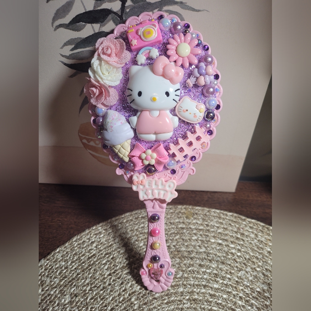 Hello Kitty Pink Decorative Toy Mirror